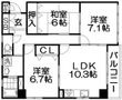 ラスタ香里園町の間取図