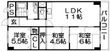 ウエストコートの間取図