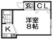 写真:サンセルジュ香里園 2階205の間取図