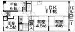 香里園オークヒルズIIの間取図