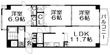 コスモ枚方公園の間取図