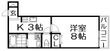 フジパレス萱島信和町Ⅰ番館の間取図