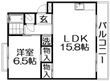 第1林マンションの間取図