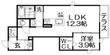 Shamaison Hoshidaの間取図