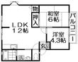 ルミエールの間取図