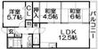 写真：パルハセトン香里園4階の間取図
