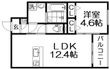 ブルーベル フェアリー カーム ミスティーク シーナリーの間取図