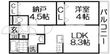 Act池田本町の間取図