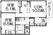 グレイシス星田の間取図