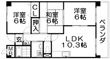 ラフィネ星田の間取図