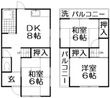 倉治2丁目貸家の間取図