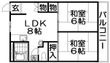 にしまちハイツの間取図