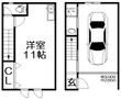 Garage house KAMATAMAの間取図