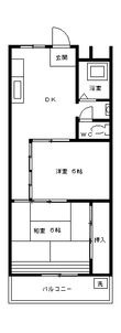 松阪市中道町の間取図