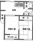 グリーンコーポの間取図