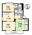 シャーメゾン西本町B棟の間取図