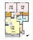 セジュール西条A棟の間取図