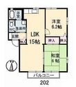 セントラルヴィレッジＢ棟の間取図