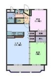 グランデル　Bの間取図