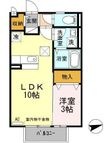 クレールレセンテ Ａ棟の間取図