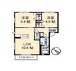 シャーメゾン高屋Aの間取図