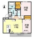 写真：ｂｌｏｓｓｏｍ　A棟　ブラッサム2階の間取図