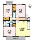 ウィルモアB棟の間取図