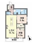 写真：Ｌａ　Ｍａｉｓｏｎ　Ｃａｌｍｅ 1階101の間取図