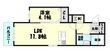 糟屋郡宇美町宇美4丁目の間取図