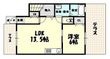 糟屋郡篠栗町大字篠栗の間取図