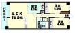 糟屋郡志免町志免中央4丁目の間取図