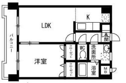 拡大写真:糟屋郡粕屋町大字柚須 3階302の間取り