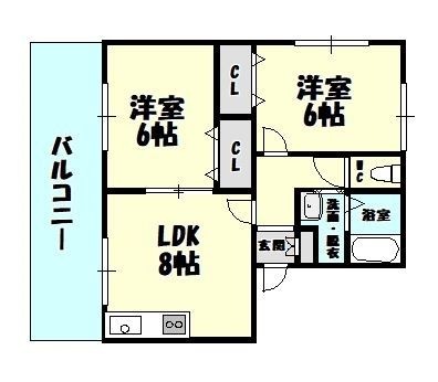 拡大写真:糟屋郡篠栗町大字乙犬 1階101の間取り