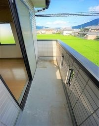 ★広々バルコニーで洗濯物もたくさん干せます★
