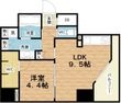 エスリードコート堺筋本町の間取図