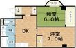 シャトー南船場の間取図