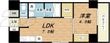 La CASA 上本町の間取図