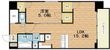 BRAVE新町の間取図