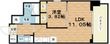 プレジオ難波の間取図