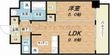 プレサンス扇町駅前の間取図