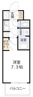 写真:S-RESIDENCE都島Elegant 11階1108の間取図