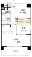 グランヴィラッセ北梅田の間取図