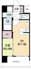 セレニテ難波ミラク壱番館の間取図