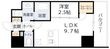 AFFLUENCE難波EASTの間取図