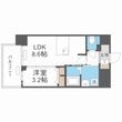 プレサンス四天王寺前夕陽ヶ丘　凛宮の間取図