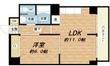 上六青山ハイツの間取図