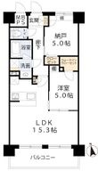 スプランディッド難波WESTⅢの間取図