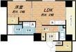 エル・セレーノ上本町レジデンスの間取図