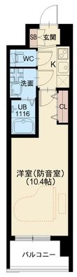 THE MUSIC COURTの間取図