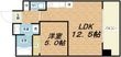 プレジオ弁天町の間取図